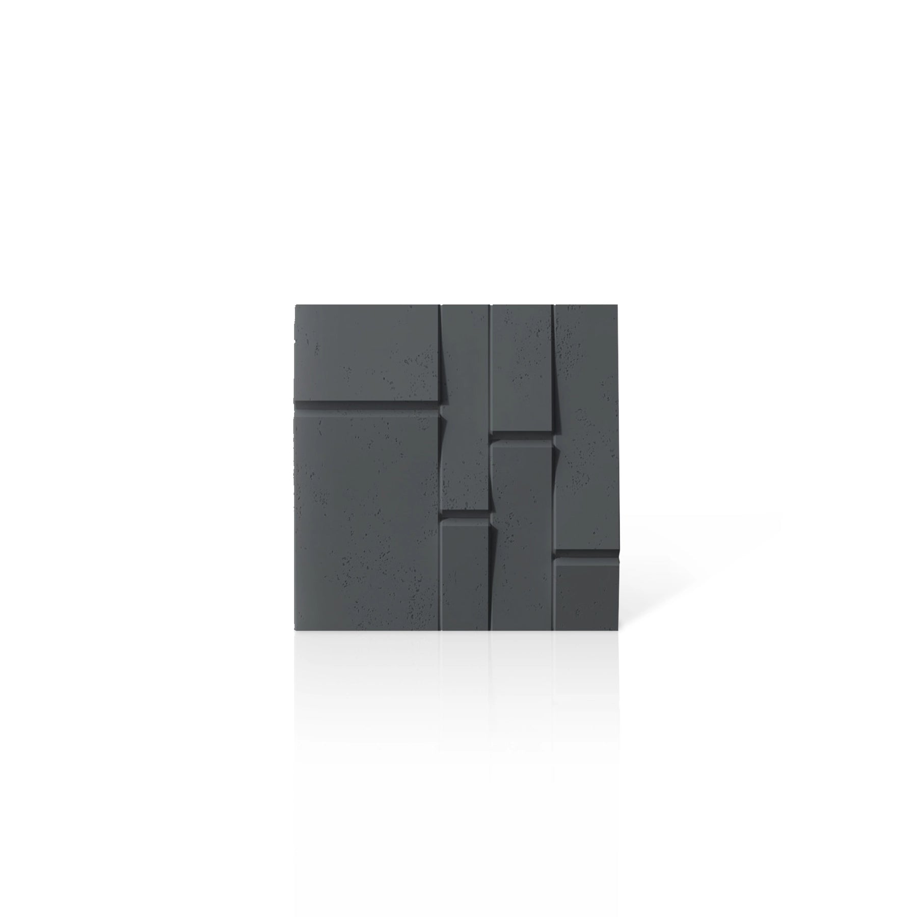 3D Concrete Wall Panels BREAK OUT colour swatch on white background DecorMania UK